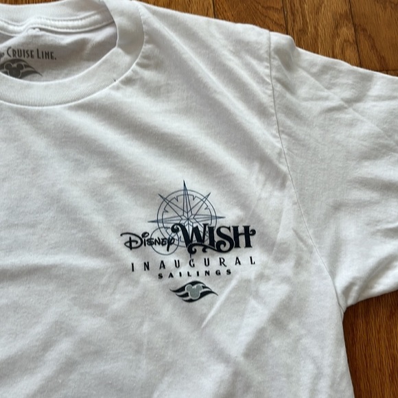 Disney Wish Inaugural Sailings Cruise Line Shirt Tee Mickey Vacation S - Picture 3 of 6